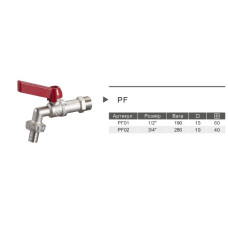 ZEGOR Поливочний кран 1/2