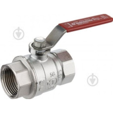 Кран шаровий 1/2 вв (червона ручка)