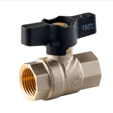 Кран шаровий 1"ВВ ZEGOR PRO/чорний метелик PN50