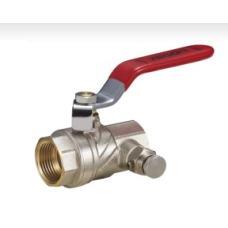 Кран шаровий 1/2" з спуском ZEGOR PN40