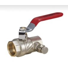 Кран шаровий 1 1/4" з спуском ZEGOR PN40