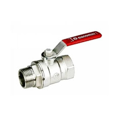 Кран шаровий 1 1/4 вз (червона ручка)