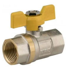 Кран кульовий газовий Standart 1/2" ВВ PN30