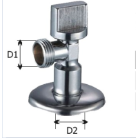 KARRO Кран кутовий кульовий 1/2"х1/2"
