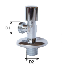 KARRO Кран кутовий вентельний 1/2"х1/2"