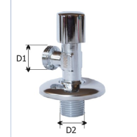 KARRO Кран кутовий вентельний 1/2"х3/4"