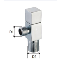 KARRO Кран кутовий 1/2"х3/4" /квадрат