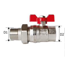 Кран-американка 3/4