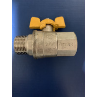 Кран шаровий 3/4 в/з (ГАЗ) PN 30