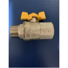 Кран шаровий 3/4 в/з (ГАЗ) PN 30