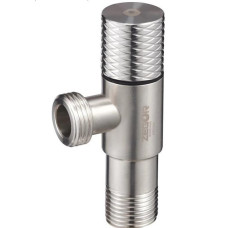 ZEGOR Кран кутовий нерж 1/2"х1/2"