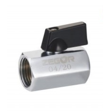 Кран кульовий МІНІ 1/2"ВВ ZEGOR