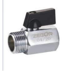 Кран шаровий МІНІ 1/2"ВЗ ZEGOR