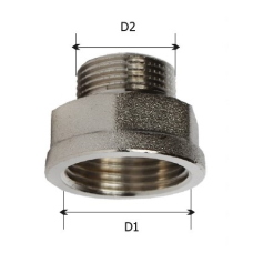 Перехід KARRO 1/2в-3/8з" (жовтий)