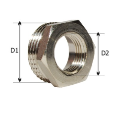 Футорка KARRO 1з-3/4в" (жовта)