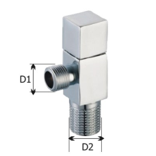Кран кутовий KARRO 1/2"х3/4" /квадрат