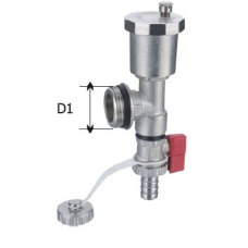 KARRO Зливна група для колектора 1" /Нікель