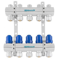 Gross Колекторна група Без Витратомірів 1"х3/4 (5 виходів) без євроконуса