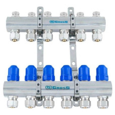 Gross Колекторна група Без Витратомірів 1"х3/4 (6 виходів) без євроконуса