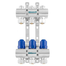 Gross Колекторна група Без Витратомірів 1"х3/4 (3 виходи) без євроконуса
