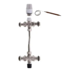 KARRO Байпас колектора 1" з трьохходовим+термоголовка