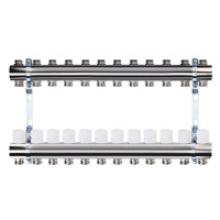 ZEGOR Колекторна група без витратомірів /+ євроконуса 1"х3/4 /12 виходів