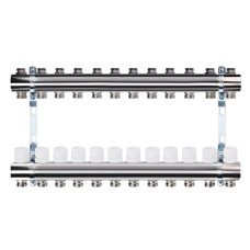 ZEGOR Колекторна група без витратомірів /+ євроконуса 1"х3/4 /12 виходів