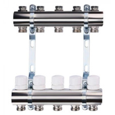 ZEGOR Колекторна група без витратомірів /+ євроконуса 1"х3/4 /5 виходів