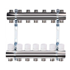 ZEGOR Колекторна група без витратомірів /+ євроконуса 1"х3/4 /7 виходів