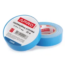 Ізоляційна стрічка синя APRO 0.14х17мм 20м