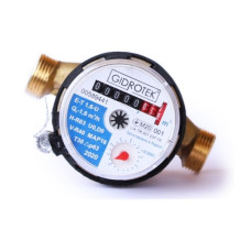 Лічильник для Холодної води "Gidrotek" з гайками