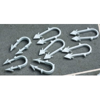 Скоба для підлоги (довга 55мм)