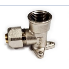 Коліно монтажне металопластик KARRO 16х1/2 В