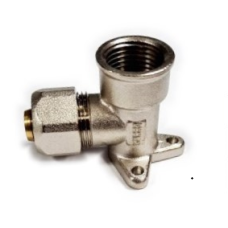 Коліно монтажне металопластик KARRO 20х1/2 В