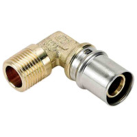 Коліно пресоване 16х1/2"З Idrosanitaria Bonomi