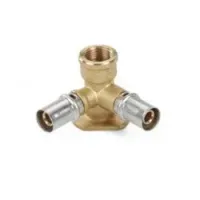 Коліно подвійне монтажне пресове 20х20х1/2"В Idrosanitaria Bonomi