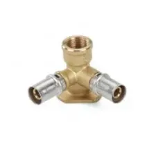 Коліно подвійне монтажне пресове 20х20х1/2"В Idrosanitaria Bonomi