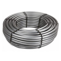 Труба сіра PE-RT2 D16x2.0 mm EVOH Granditerm silver /200м