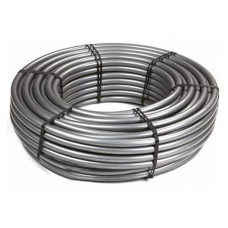 Труба сіра PE-RT2 D16x2.0 mm EVOH Granditerm silver /200м
