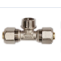 Трійник металопластик KARRO 16х1/2х16 З