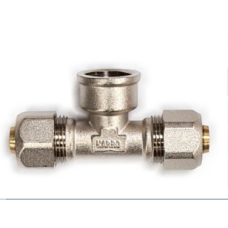 Трійник металопластик KARRO 16х1/2х16 В