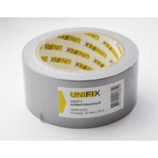 Стрічка клейка армована сіра 50 мм 25 м (UNIFIX)