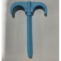 Гак подвійний для теплої підлоги 100 мм