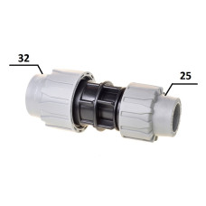 Муфта Перехідна ПЕ Ø32хØ25 (SantehPlast.COS)