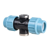 Хрестовина ПЕ Ø32x3/4"ВхØ32 (SantehPlast.COS)