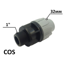 Муфта ПЕ Ø32x1"3 (SantehPlast.COS)
