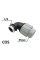 Кутник ПЕ Ø25x1/2"В (SantehPlast.COS)