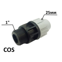 Муфта ПЕ Ø25x1"3 (Santehplast.COS)