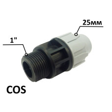 Муфта ПЕ Ø25x1"3 (Santehplast.COS)