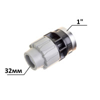 Муфта ПЕ Ø32x1"В (Santehplast.COS)